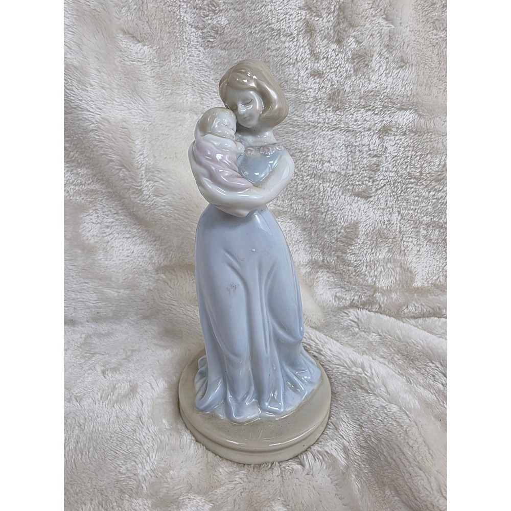 Mother and‎ Child Porcelain Figurine Delicate Motherhood Mother's Day Gift